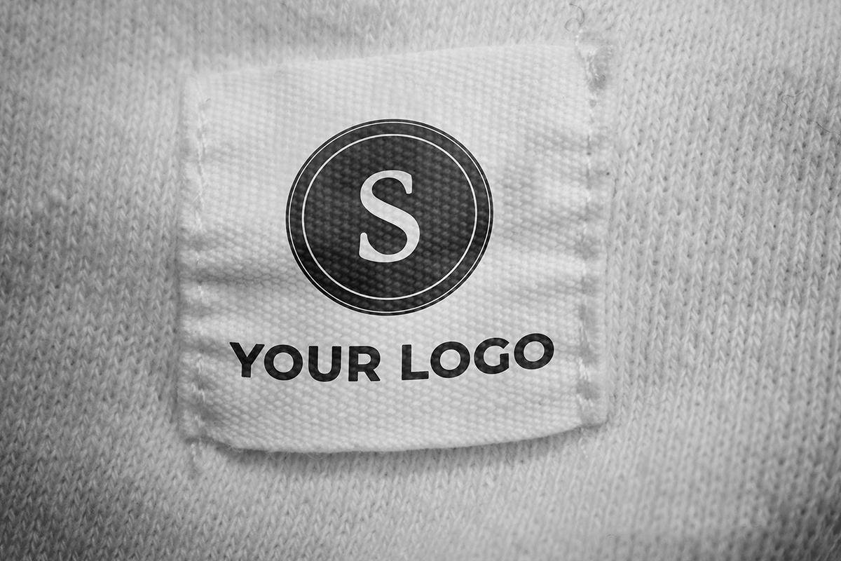Fabric Label Logo Mockup – Realistic Clothing Tag Mockup for Apparel Branding