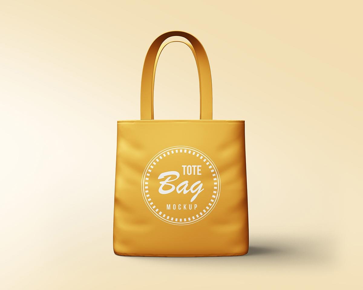 Tote Bag Mockup – Realistic Canvas Shopping Bag Mockup for Branding & Merchandise