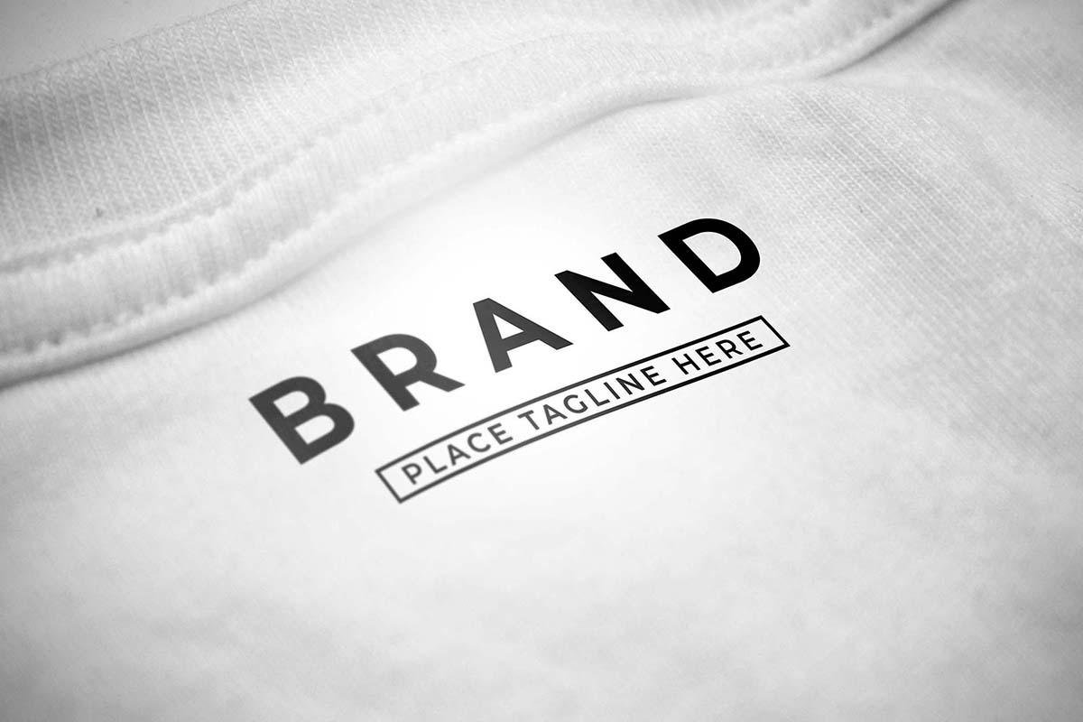 T-Shirt Logo Mockup – Realistic Apparel Branding Mockup on Fabric
